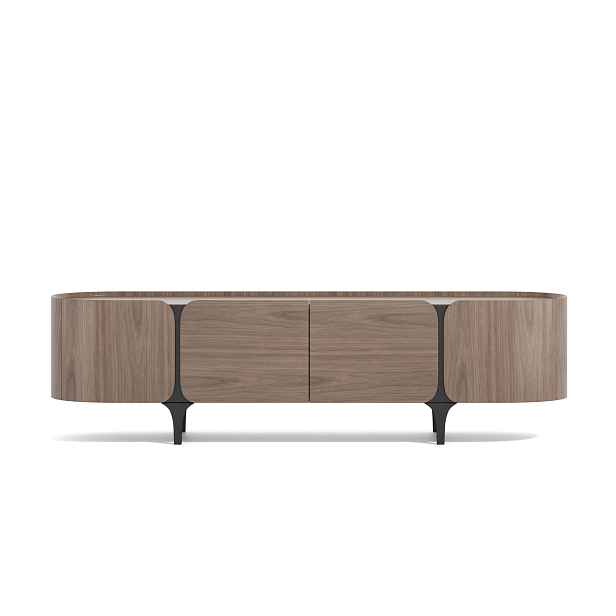 LivinHill TV stolek Sileno 200 cm ořech/černý