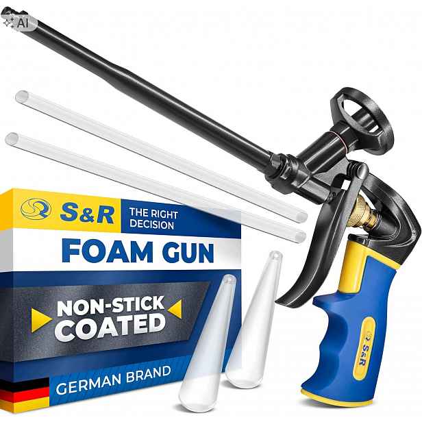 Pistole na montážní pěnu Pu Teflon Ptfe Přesný Dávkovač S&r