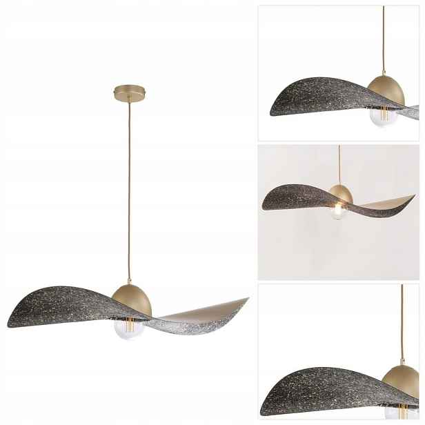 Závěsná lampa Kapello zlatá, moderní, nad jídelní stůl Sigma Lighting