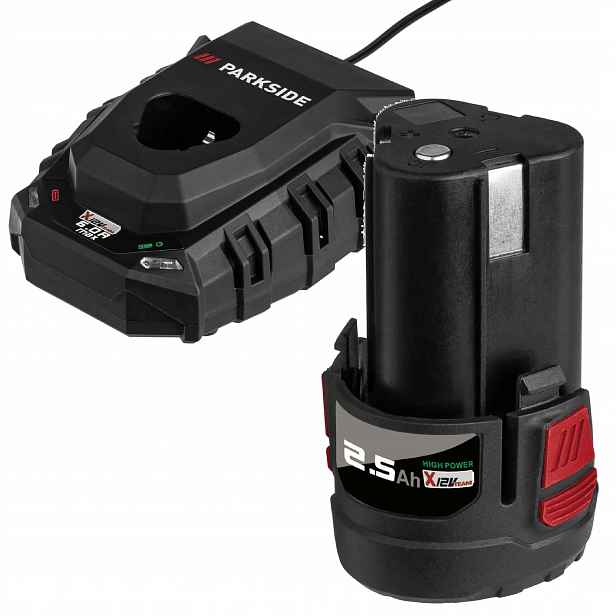 Akumulátor Papk 2,5A Parkside nabíječka Plgk 6A sada 12V performance Nový