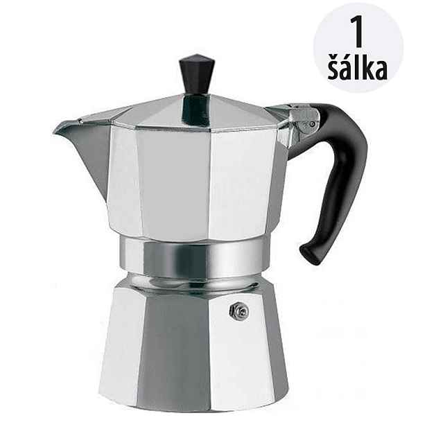 Arise 1 DB-OS Moka kávovar na přípravu espresa, 1 šálek