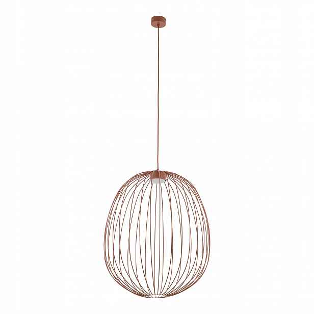 Závěsná lampa Sphera L cihlová 1xGX53 Loftová Kovová Do Obývacího Pokoje Kanceláře