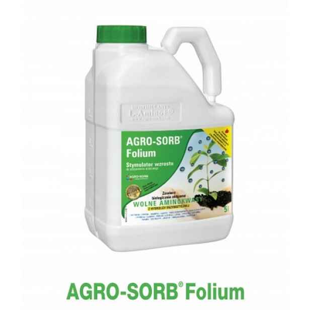 Biostimulátor pro listovou aplikaci Agro-Sorb Folium URODZAj 5 L (Oficiální distributor)
