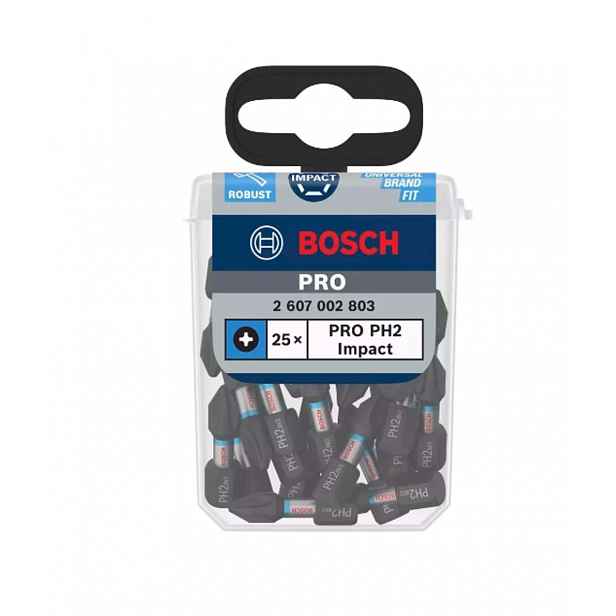 Bosch - Sada bitů PH2, 25 ks 2607002803