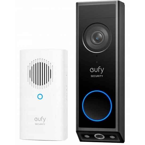Kabelový a bezdrátový videozvonek Eufy E340 2K Chime zvonek