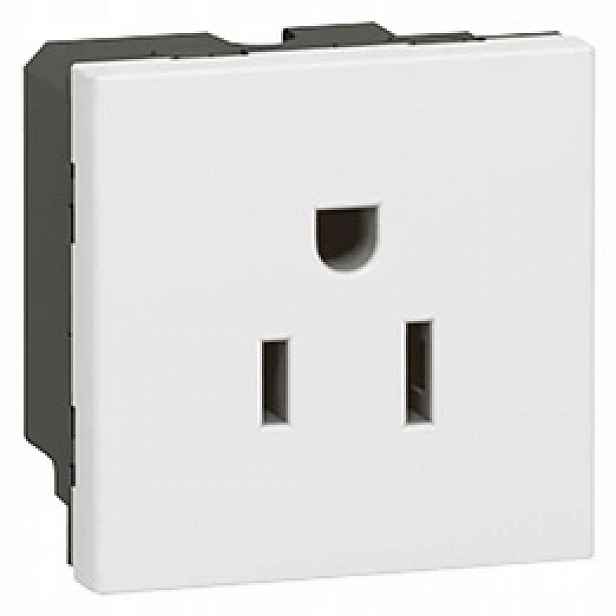 Mosaic americká zásuvka 15A 127V Us bílá Legrand 077504