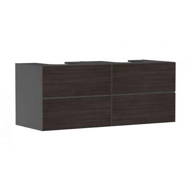 Skříňka pod umyvadlo pod desku Hansgrohe Xevolos E 137x55,5x55 cm břidlicová matná šedá mat 54198730