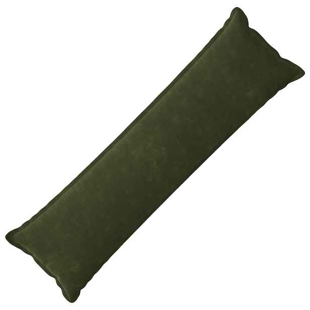vidaXL Polštář HOUTEN Zelená 40 x 145 cm Mikrovláknová fleece