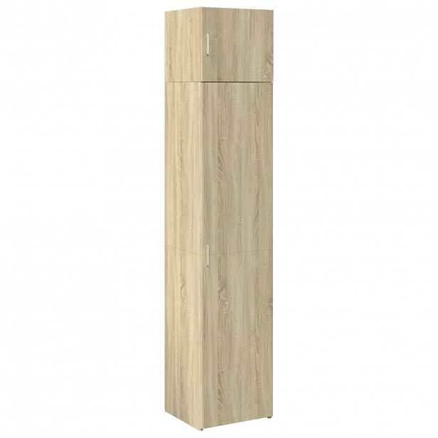 vidaXL Úzká úložná skříňka dub sonoma 45x42,5x225 cm kompozitní dřevo