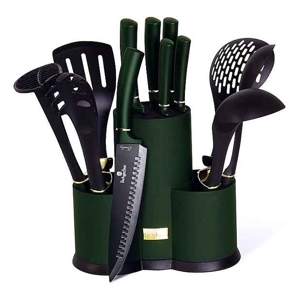 Berlingerhaus Emerald Collection Sada nožů a kuchyňského náčiní ve