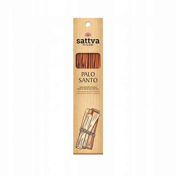 Palo Santo Přírodní kadidlo Sattva 15ks Posvátný strom Indie Relax