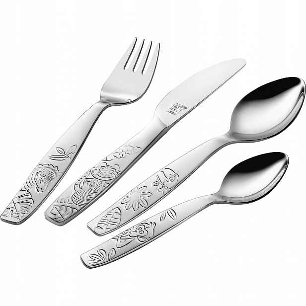 Sada dětských příborů Zwilling Jungle 07135-610-0 18/10 4 ks