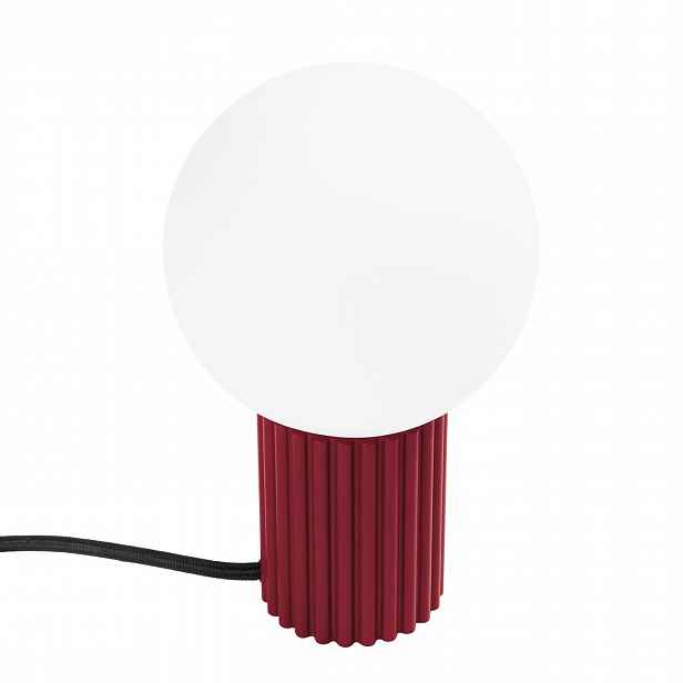 Stolní lampa G9 kulatá Bordó Moderní matná Halo Sollux