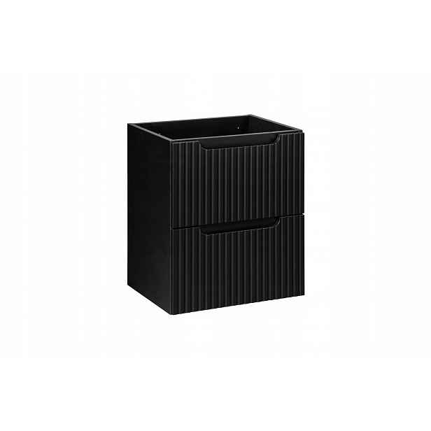 Szafka pod umywalkę 50cm 2 szuflady Nova Black
