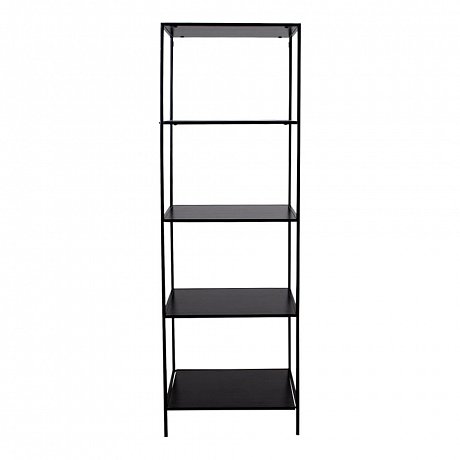Černý regál House Nordic Vita Shelf, 51 x 170 m