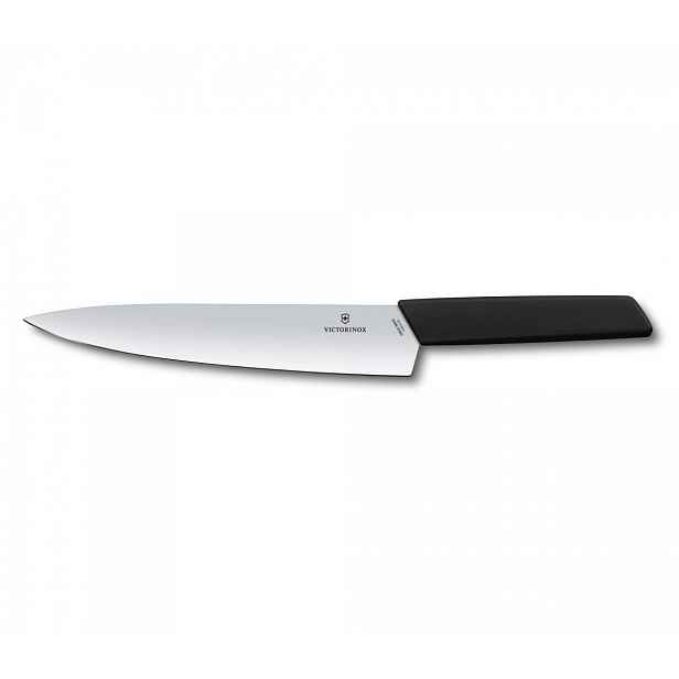 Nůž na porcování, 22 cm, černý Victorinox 6.9013.22B