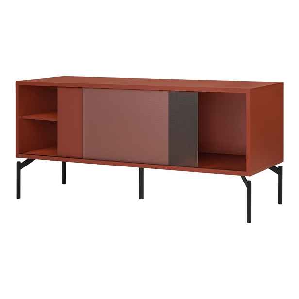 TV stolek v terakotové barvě 116x55x42 cm Met Mini – noo.ma