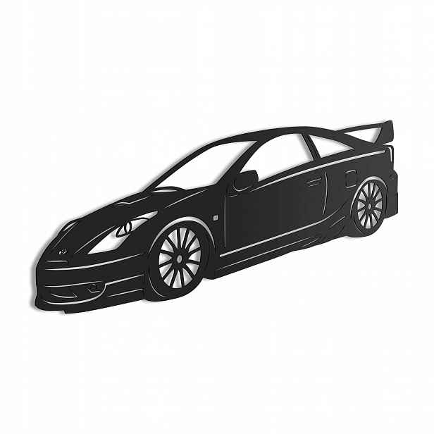 Dřevěný 3D obraz Toyota Celica VII Nástěnná Dekorace Dárek XL