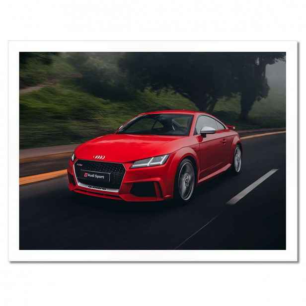 Plakáty v rámu 40x30 Červené Audi Auto