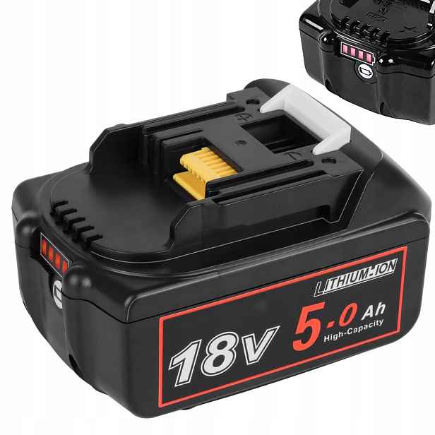 Akumulátor Baterie Makita BL1860B BL1850 BL1855 BL1840 18V 5,0Ah Li-Ion