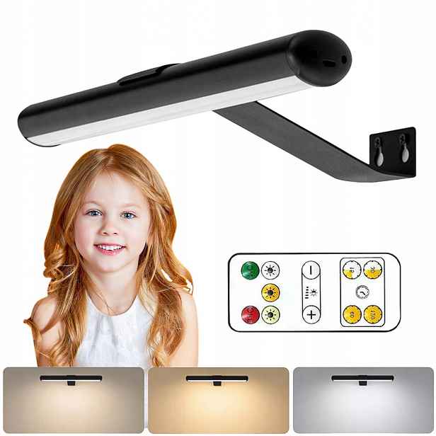 Led Koupelnové Nástěnné Svítidlo 32 CM Lampa Nad Zrcadlo Skříňka Do Koupelny 2.8 W Černá