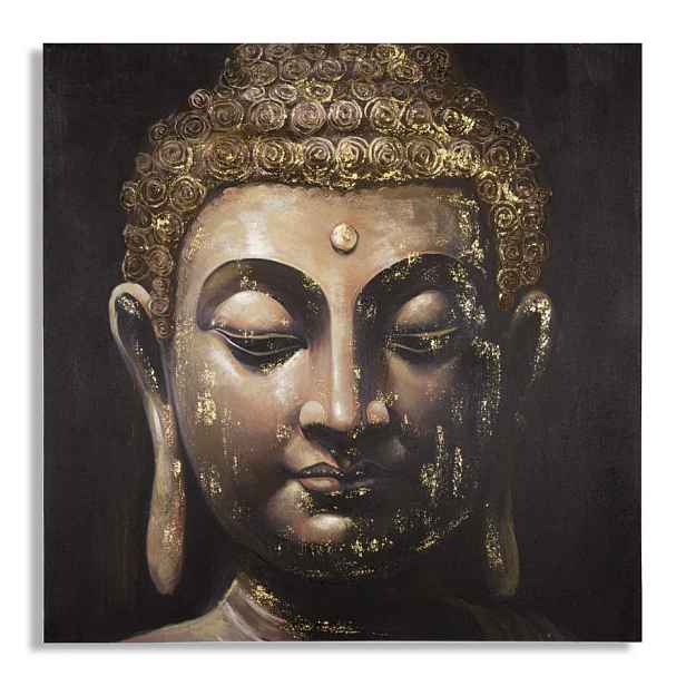 Mauro Ferretti Obraz Buddha B 100x100 cm vícebarevný