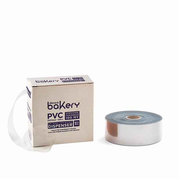 Potravinářská fólie z Pvc v roli 200 m × výška 60 mm Decora
