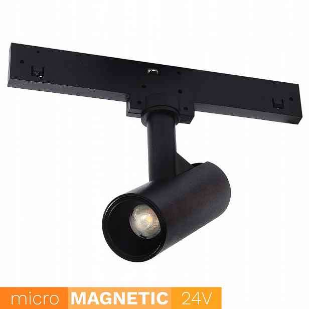 Spotový reflektor pro magnetické kolejnice UN5-L20 Micro Magnetic 3W 4000K černý