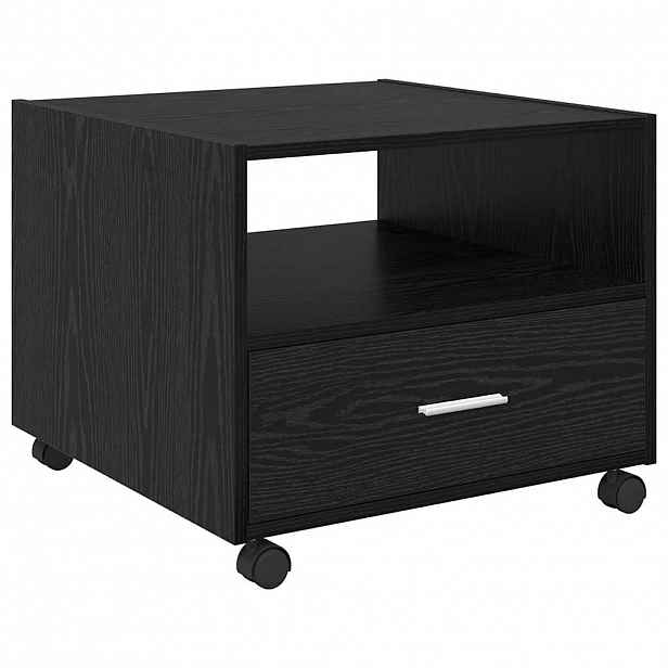 vidaXL Konferenční stolek Černý dub 55 x 55 x 45 cm Kompozitní dřevo