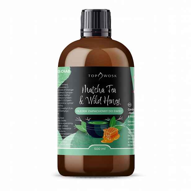 Vonný olej na svíčky Matcha Tea & Wild Honey 500 ml vůně do vosku