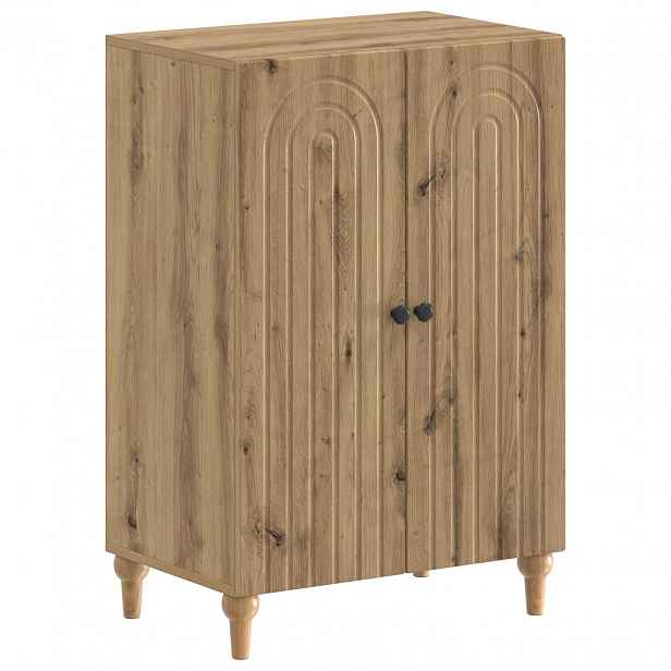 vidaXL Skříň na obuv ALKMAAR 59,5 x 39,5 x 90 cm Kompozitní dřevo