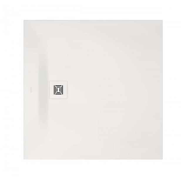 Duravit Sustano - Sprchová vanička, 100x100 cm, DuraSolid, matná bílá 720275740000000
