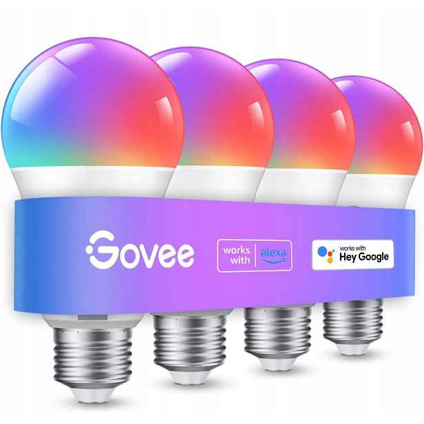Govee Rgbww H6008 sada 4 ks Smart light Led žárovky 9 W e27
