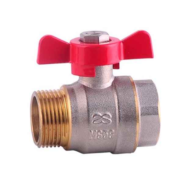 Kohout kulový voda 1/2" MF s motýlkem