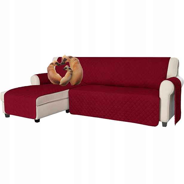 polyester přehoz 240 cm x 200 cm růžový, pravý roh