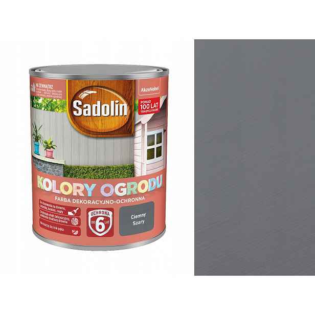 Sadolin Barvy zahrady Tmavě šedá 2,5L