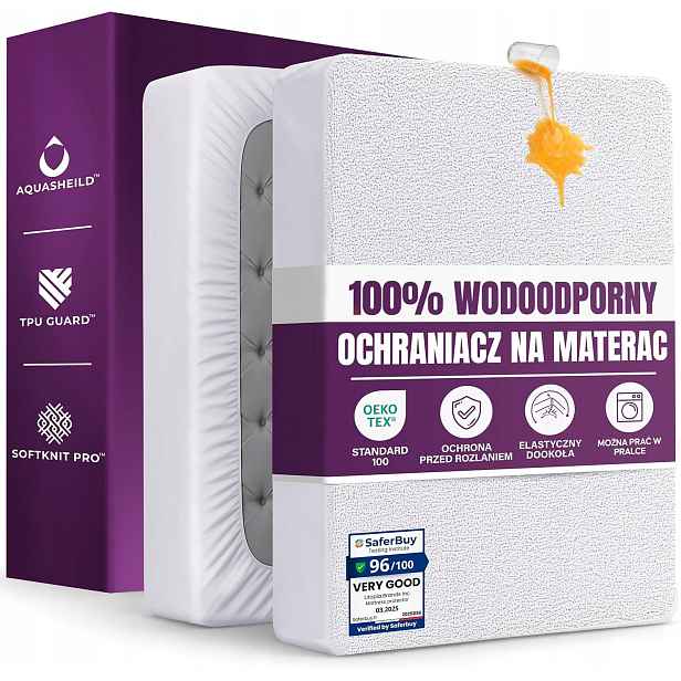 Utopia Bedding Chránič na Matrace 160 x 200 cm Voděodolný 30 cm