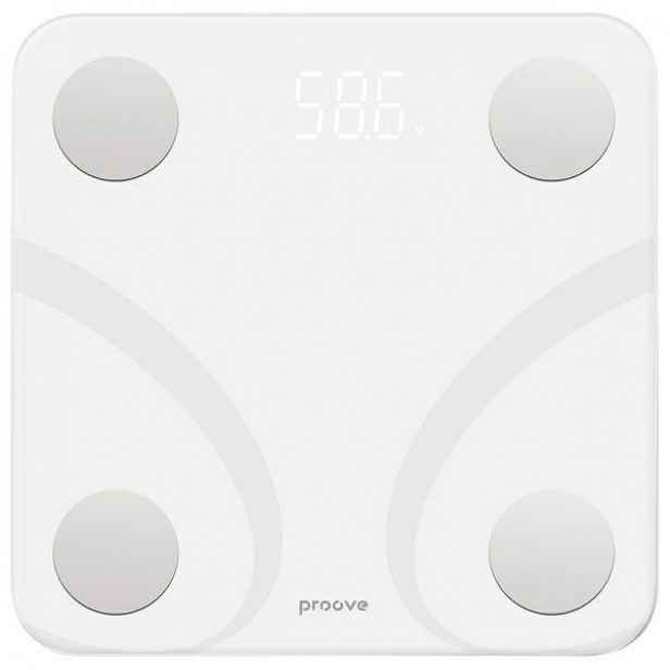 Proove Váha Smart Scale Balance Bluetooth bílá/bílá