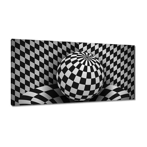Obrazy 115x55 Abstrackja černobílá