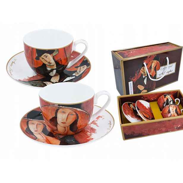 2 šálky Modigliani v porcelánové krabičce