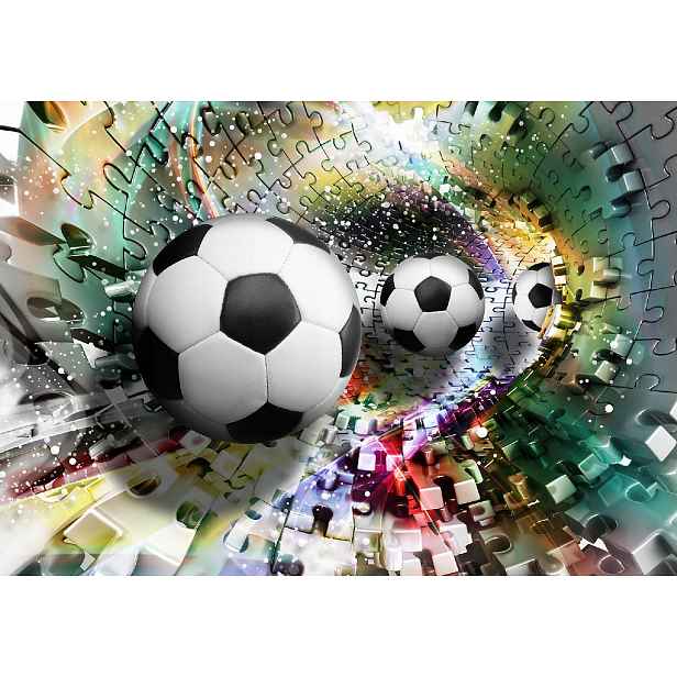 Fototapeta pro děti Tunel Fotbal 3D 254x184
