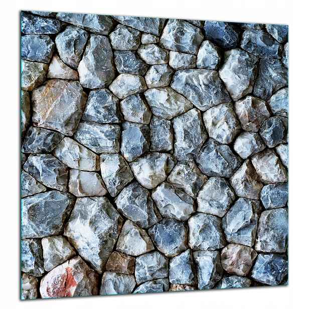 Skleněná Ochranná Deska Panel Lepidlo 60x65 Kameny