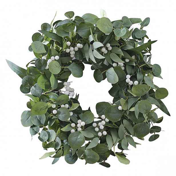 Věnec na dveře EUCALYPTUS Ø50 cm zelený