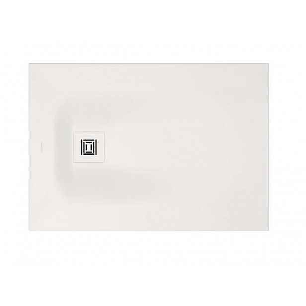 Duravit Sustano - Sprchová vanička, 100x70 cm, DuraSolid, matná bílá 720272740000000