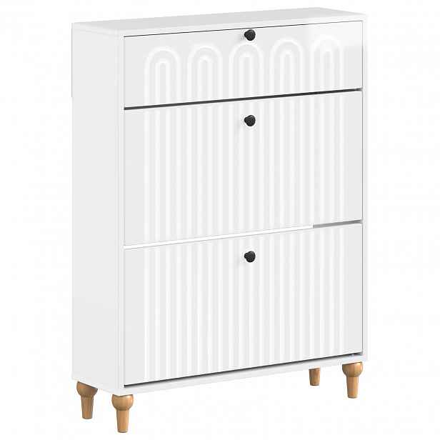 vidaXL Skříň na obuv ALKMAAR 78 x 24 x 103 cm Kompozitní dřevo