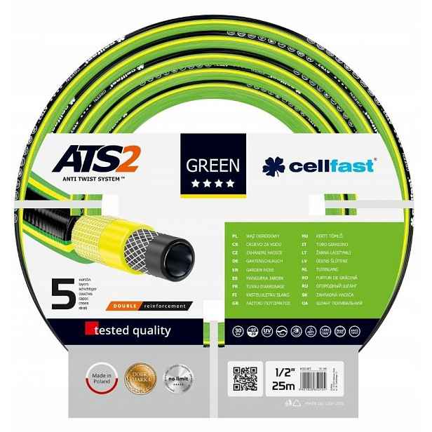 Hadice Green 5 ATS2 3/4" 25m Uv Cellfa