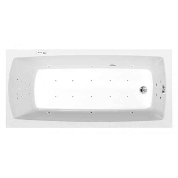 Masážní vana Polysan Lily 150x70 cm Highline Hydro-Air akrylát levá i pravá 72273.6010
