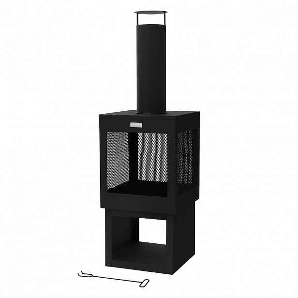 ML-DESIGN ZAHRADNÍ KRB 128x40 cm černý