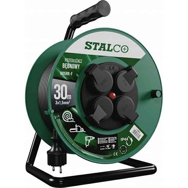 Stalco Prodlužovací Kabel Na Bubnu Vrstvený 30M 3X1,5MM