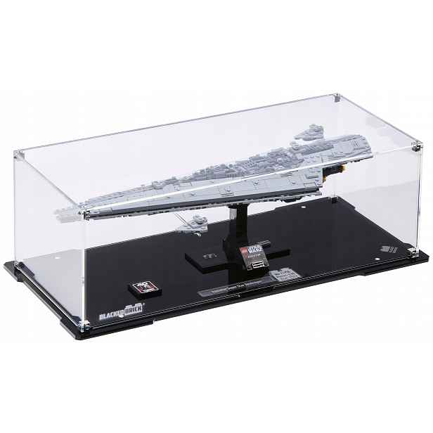 Vitrína Blacked Brick pro Lego 75356 Star Wars Hvězdný superdestruktor